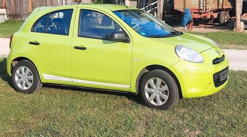 Grün Gebraucht 2012 Nissan Micra Kleinwagen | 2.300 € (Superpreis) - Bild 1/4