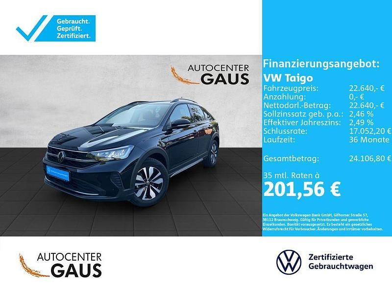 Schwarz Gebraucht 2024 VW Taigo Move SUV | 22.640 € (Fairer Preis) - Bild 1/4