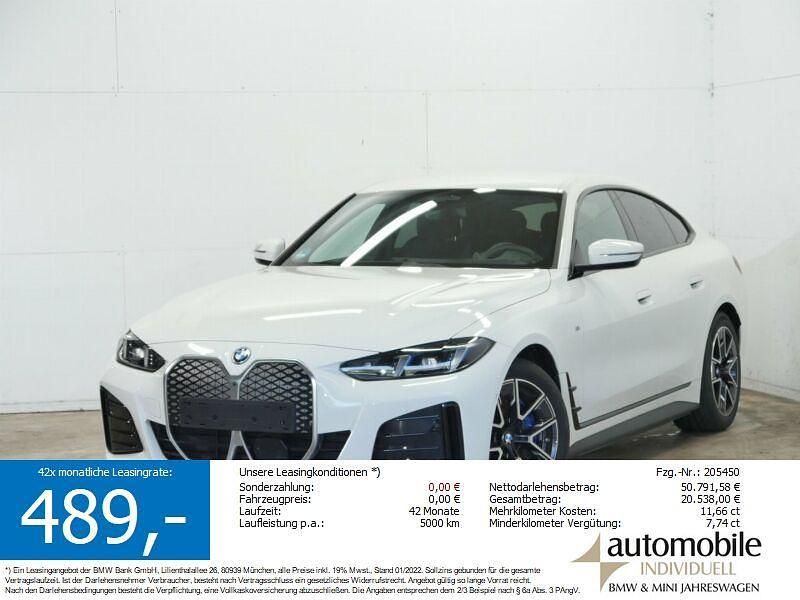 Alpinweiss Gebraucht 2024 BMW i4 M Sport Limousine | 50.240 € (Superpreis) - Bild 1/4
