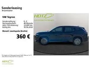 Gebraucht VW Tayron Life 193 PS (141 kW) 2025 Grenadillschwarz metallic SUV