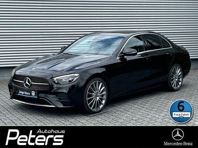 Obsidianschwarz lack Gebraucht 2022 Mercedes E400 AMG line Limousine | 57.800 € (Etwas zu teuer) - Bild 1/4