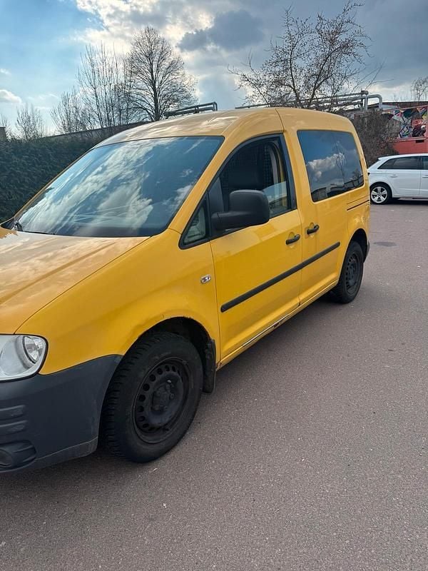 Second-hand VW Caddy 109 CP (80 kW) 2008 Galben Monovolum