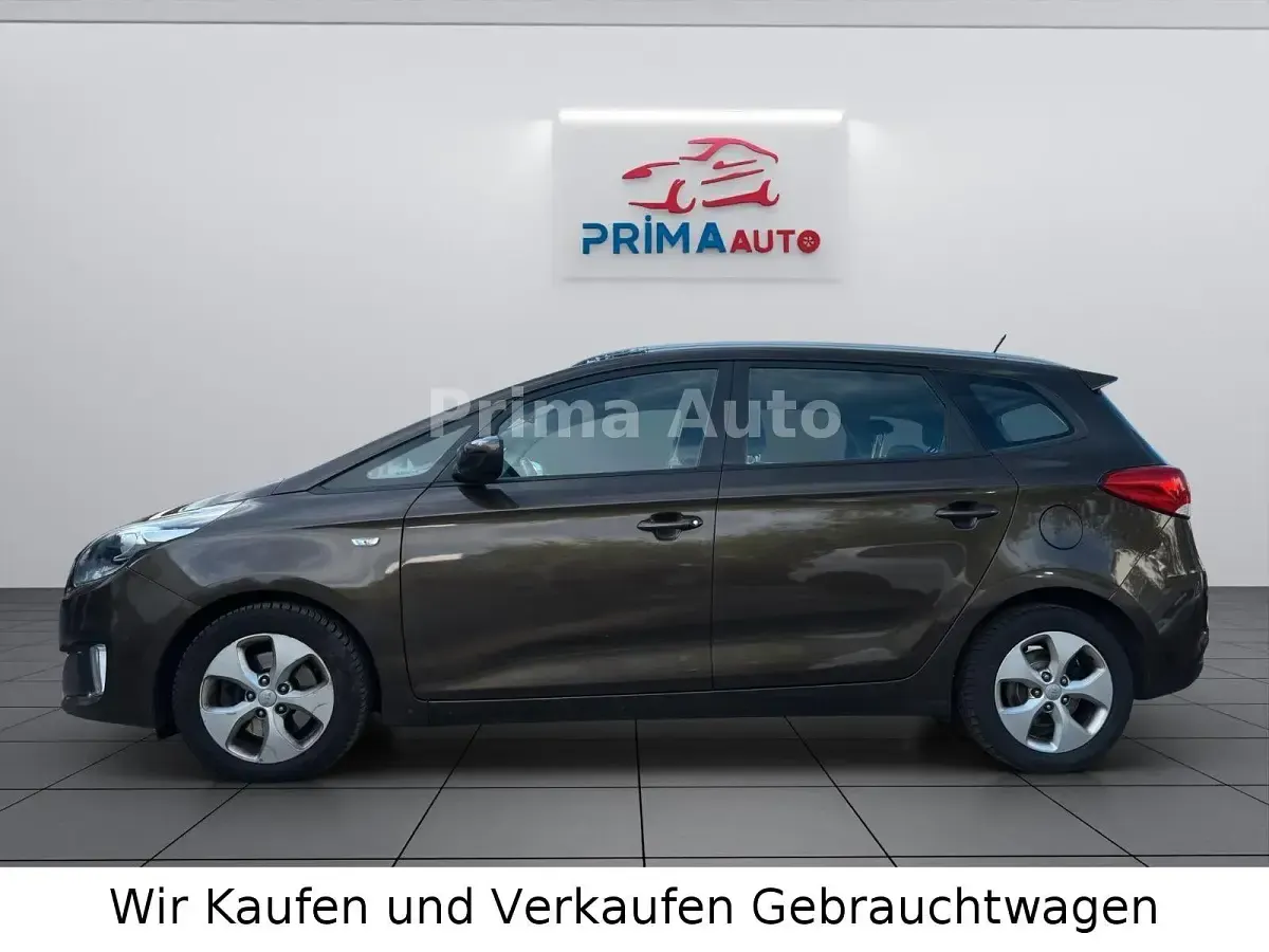 Gebraucht Kia Carens Edition 7 136 PS (100 kW) 2013 Braun Van / Kleinbus