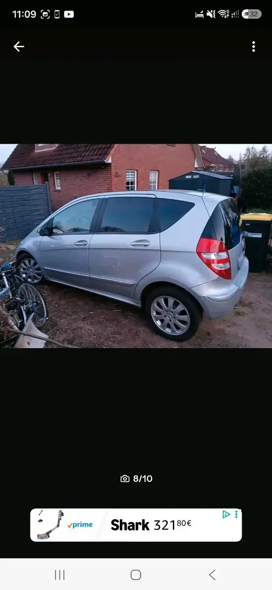 Gebraucht Mercedes A200 136 PS (100 kW) 2005 Silber Limousine