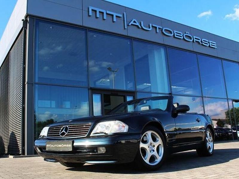 Gebraucht Mercedes SL320 224 PS (164 kW) 2000 Smaragdschwarz Cabrio