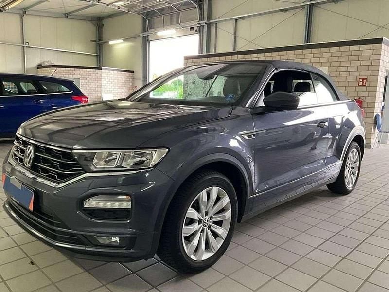 Rauchgrau metallic Gebraucht 2020 VW T-Roc Cabriolet R-line Cabrio | 22.999 € (Guter Preis) - Bild 1/4