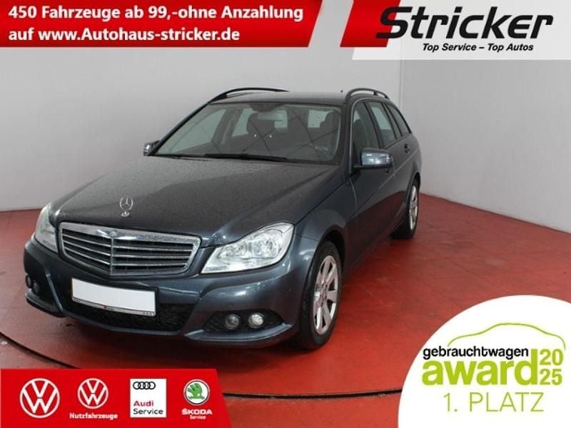 Grau (metallic) Gebraucht 2014 Mercedes C220 Kombi | 8.950 € (Superpreis) - Bild 1/4