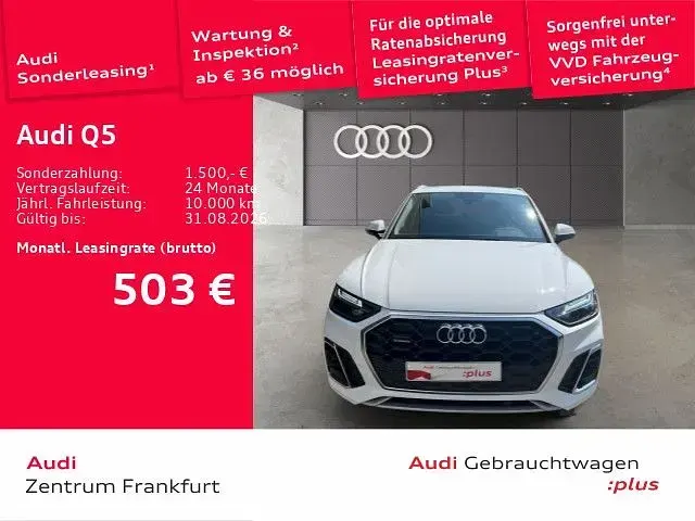 Gebraucht Audi Q5 S-Line 204 PS (150 kW) 2022 Ibisweiß SUV