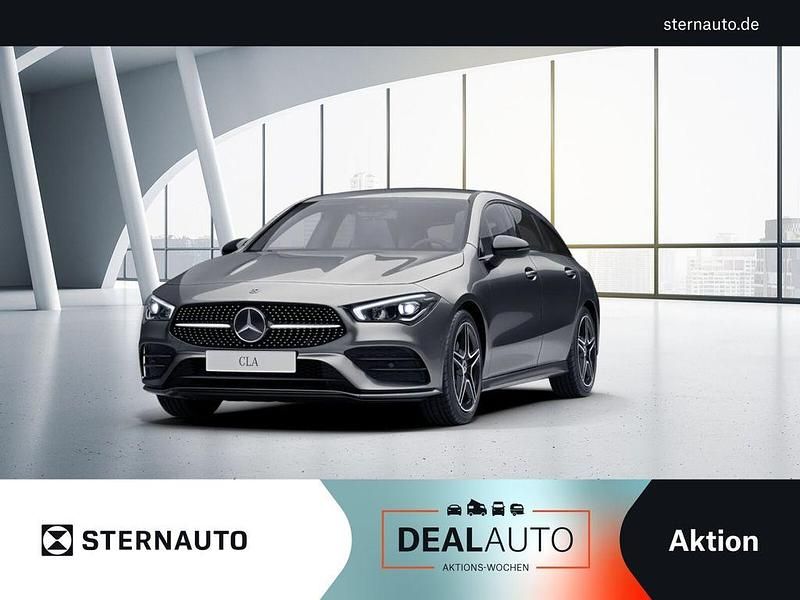 Metalliclack mountaingrau Gebraucht 2021 Mercedes CLA250e Shooting Brake AMG line Kombi | 26.180 € (Fairer Preis) - Bild 1/4