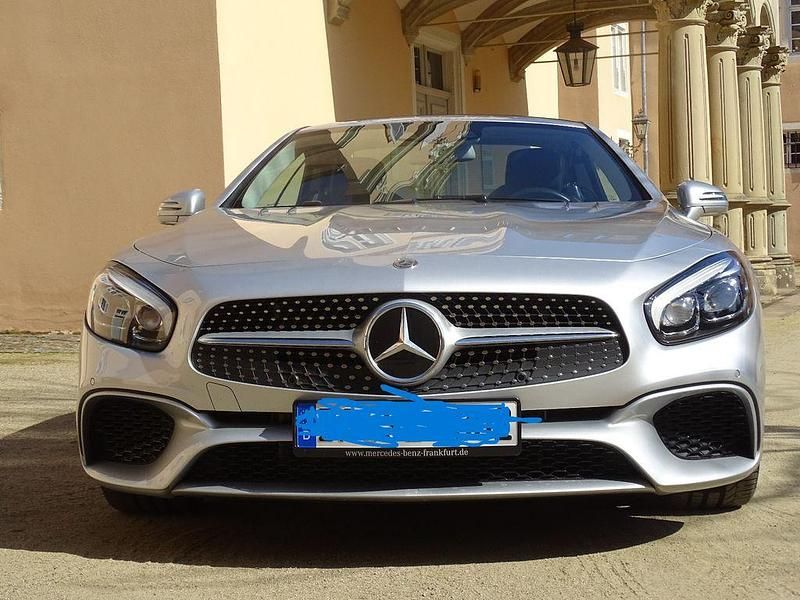 Silber Gebraucht 2017 Mercedes SL400 Cabrio | 51.000 € (Guter Preis) - Bild 1/4