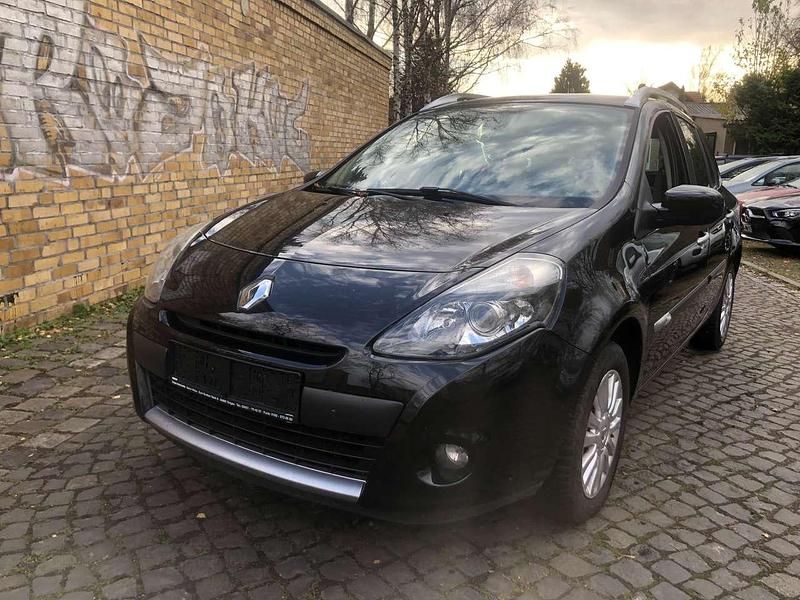 Perlmuttschwarz Gebraucht 2009 Renault Clio GrandTour Dynamique Kombi | 2.999 € (Fairer Preis) - Bild 1/4