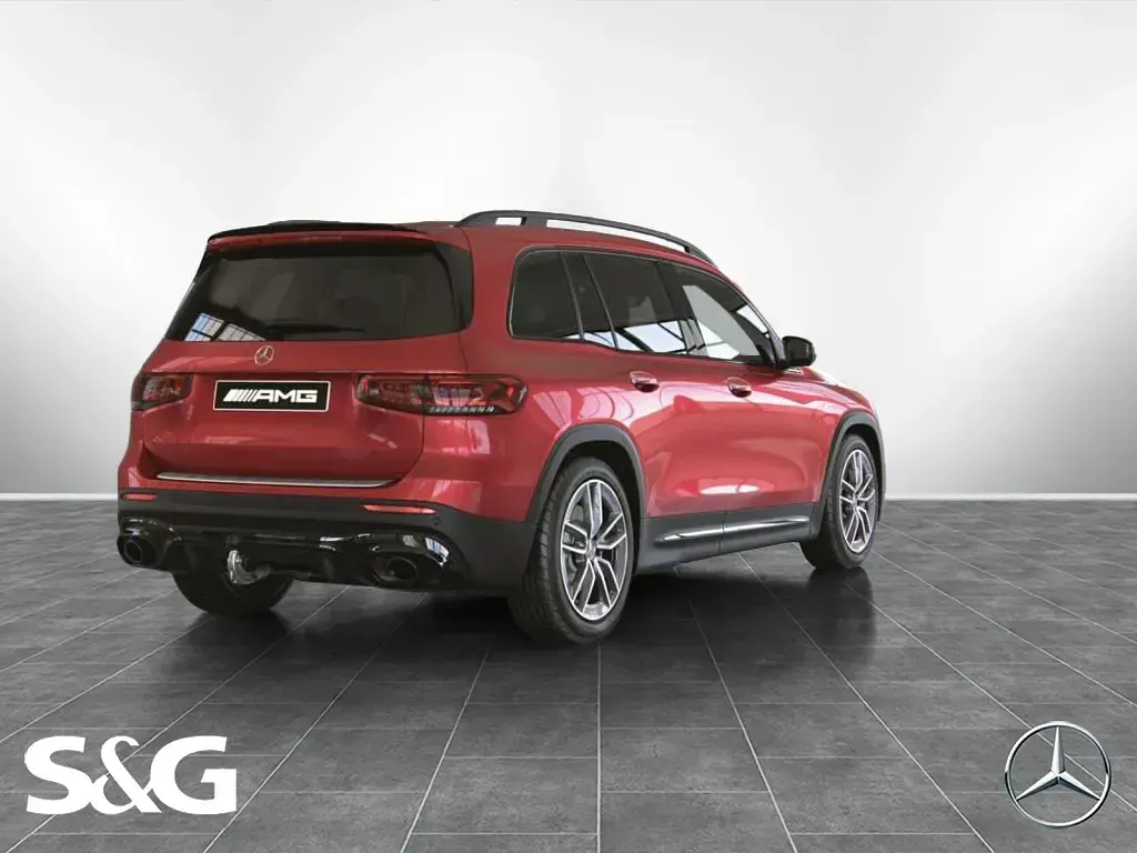Second-hand Mercedes GLB35 AMG 306 CP (225 kW) 2021 Roșu SUV