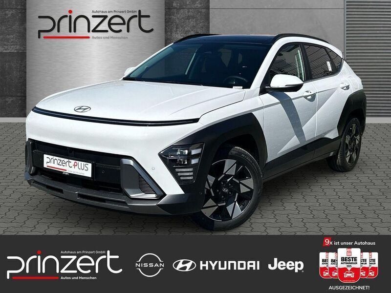 Weiß Neu 2025 Hyundai Kona Prime SUV | 33.770 € (Etwas zu teuer) - Bild 1/4