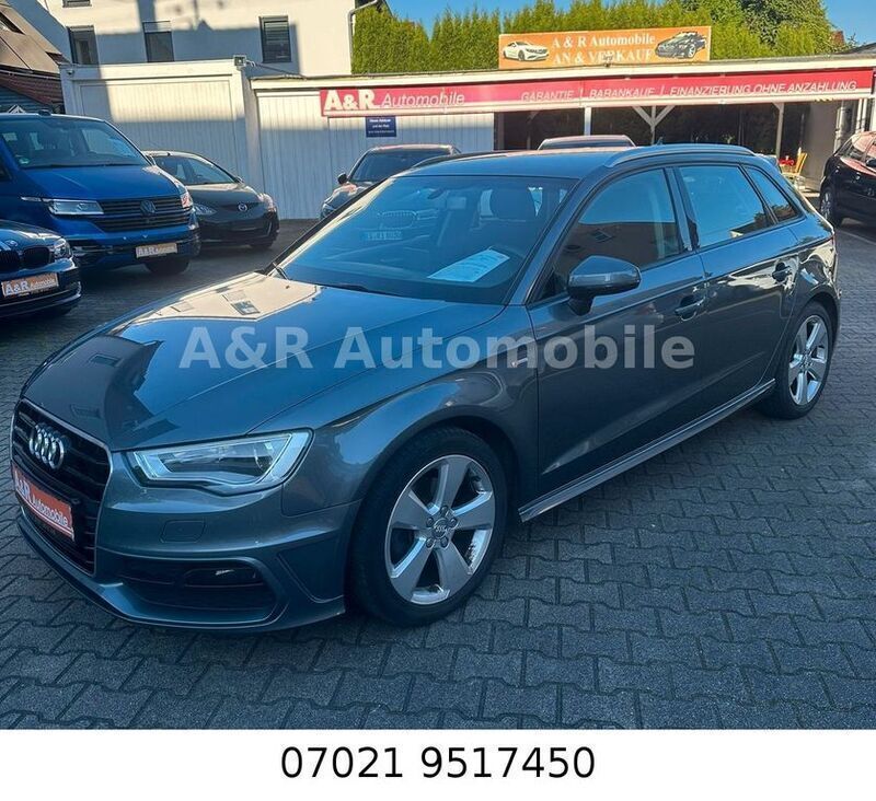 Grau Gebraucht 2016 Audi A3 Sportback Ambition Limousine | 11.200 € (Fairer Preis) - Bild 1/4
