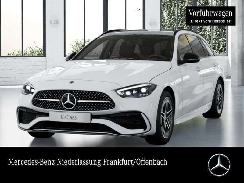 Polarweiß Gebraucht 2025 Mercedes C300e AMG Kombi | 53.350 € (Fairer Preis) - Bild 1/4