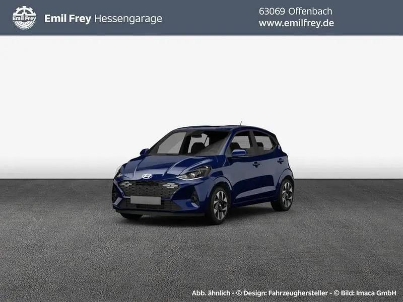 Blau Gebraucht 2024 Hyundai i10 Trend Kleinwagen | 14.950 € (Fairer Preis) - Bild 1/4