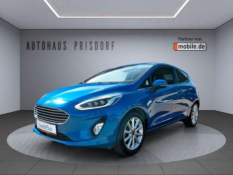 Blau Gebraucht 2020 Ford Fiesta Titanium Kleinwagen | 10.950 € (Guter Preis) - Bild 1/4