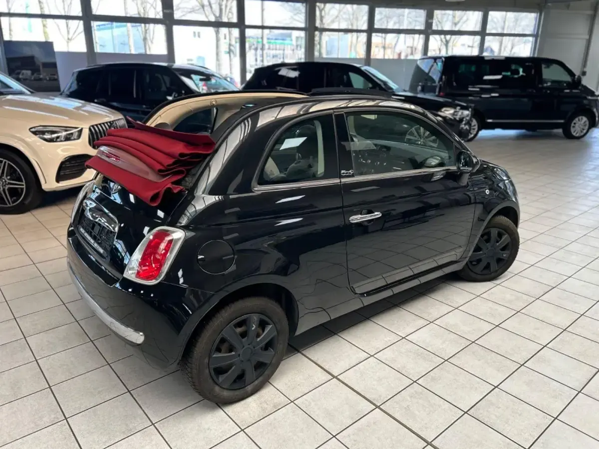 Gebraucht Fiat 500 Lounge 69 PS (50 kW) 2013 Schwarz Cabrio