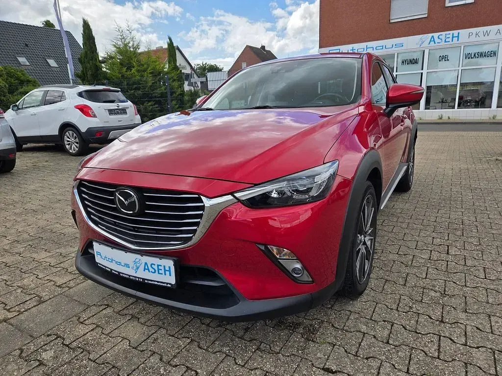 Gebraucht Mazda CX-3 Center-Line 105 PS (77 kW) 2016 Rot SUV