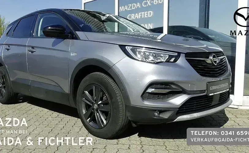 Gebraucht Opel Grandland X Design Edition 131 PS (96 kW) 2021 Kontrast grau/quarz silber SUV