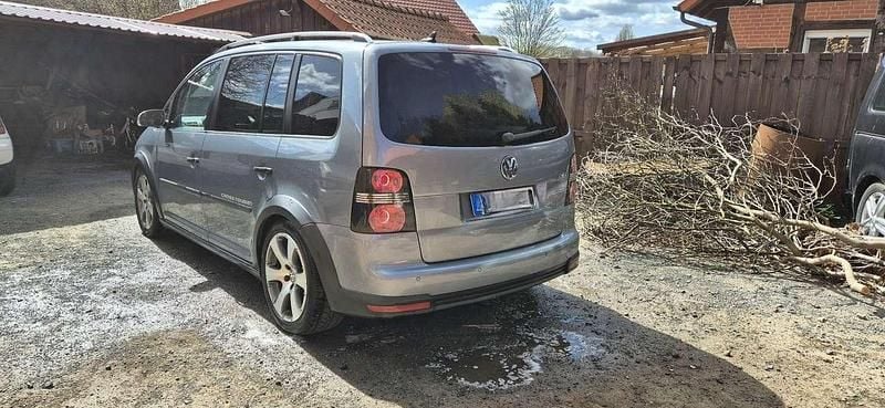 Gebraucht VW Touran Cross 105 PS (77 kW) 2007 Blau Van / Kleinbus