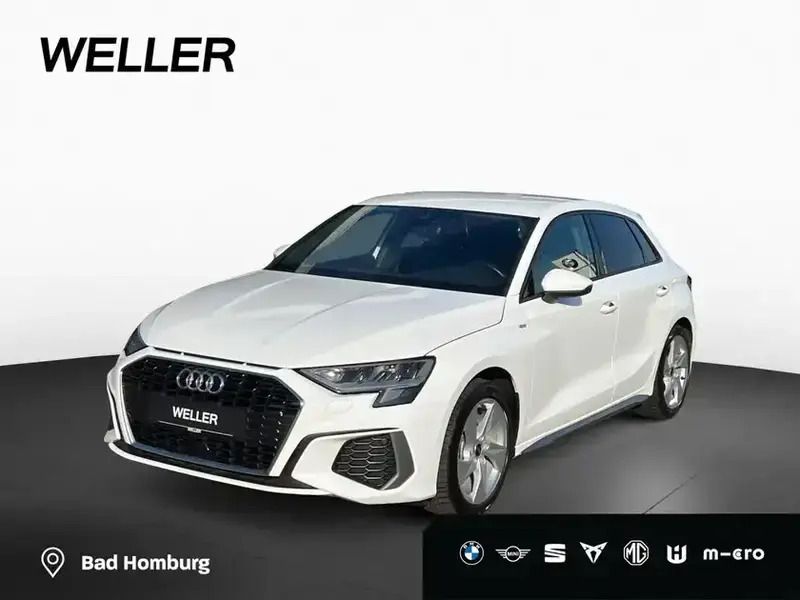 Ibisweiß (weiß) Gebraucht 2024 Audi A3 S-Line Limousine | 25.500 € (Superpreis) - Bild 1/4