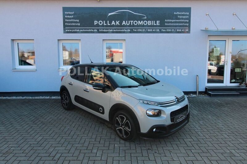 Grau Gebraucht 2019 Citroën C3 Shine Kleinwagen | 9.490 € (Etwas zu teuer) - Bild 1/4