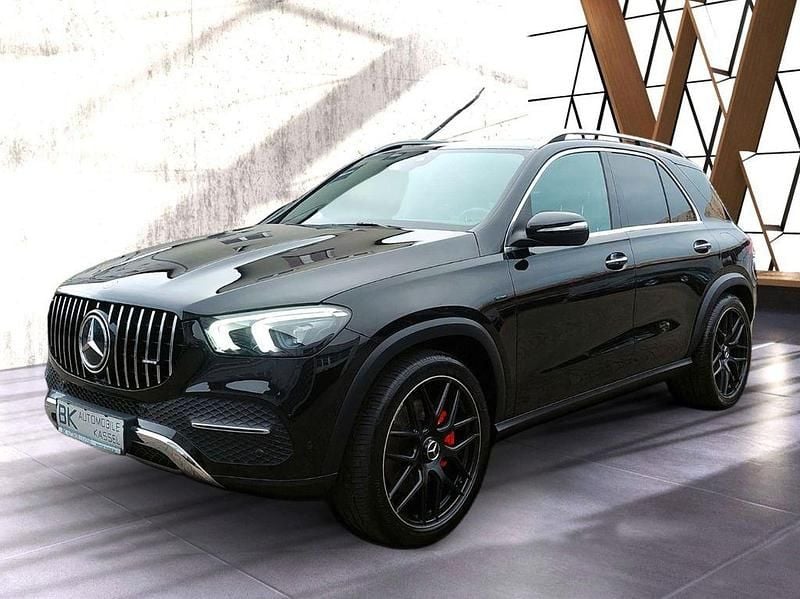 Obsidianschwarz Gebraucht 2021 Mercedes GLE350 AMG line SUV | 51.950 € (Fairer Preis) - Bild 1/4