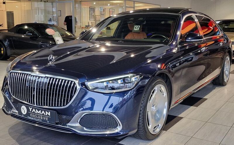 Blau Gebraucht 2021 Mercedes S680 Maybach Limousine | 143.850 € - Bild 1/4