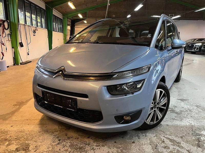 Blau Gebraucht 2014 Citroën Grand C4 Picasso Intensive Van / Kleinbus | 4.495 € (Teuer) - Bild 1/4