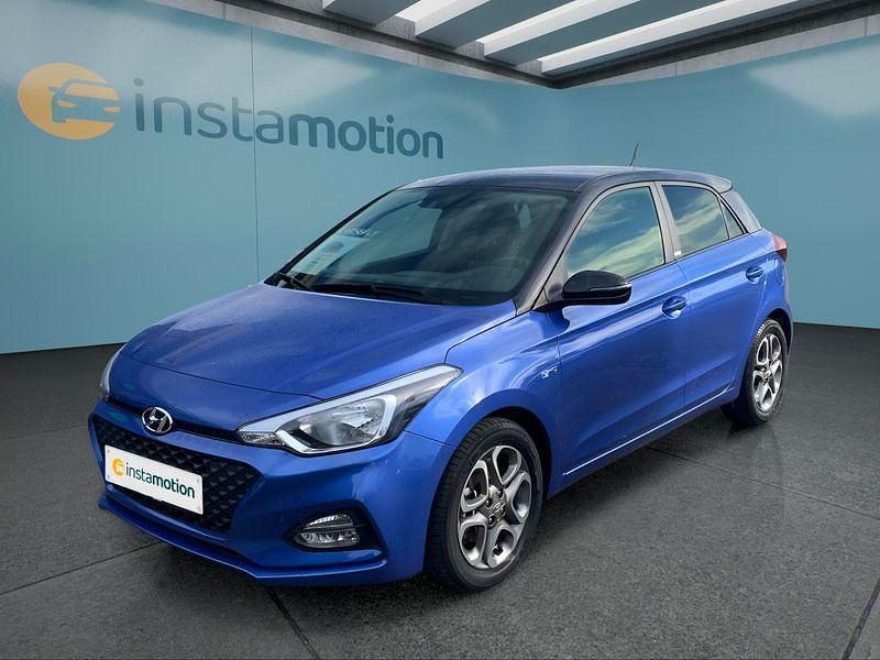 Blau Gebraucht 2020 Hyundai i20 Kleinwagen | 12.349 € (Guter Preis) - Bild 1/4