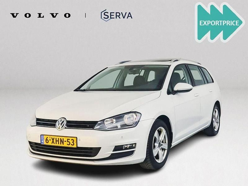 Weiß Gebraucht 2014 VW Golf VII Highline Kombi | 7.350 € (Teuer) - Bild 1/4