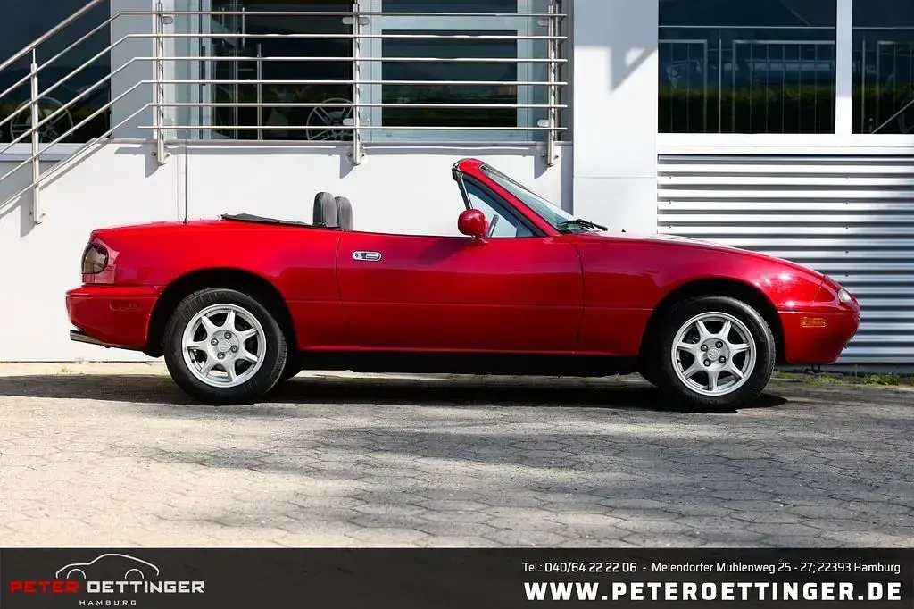Gebraucht Mazda MX5 116 PS (85 kW) 1992 Rot Cabrio