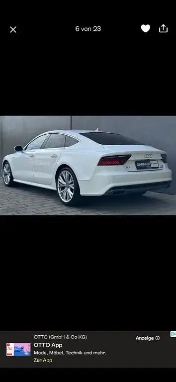 Gebraucht Audi A7 Sportback Ambiente 218 PS (160 kW) 2014 Weiß Kleinwagen