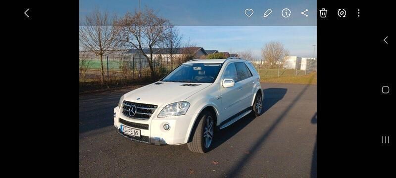 Weiß Gebraucht 2009 Mercedes ML63 AMG AMG SUV | 19.000 € (Fairer Preis) - Bild 1/4