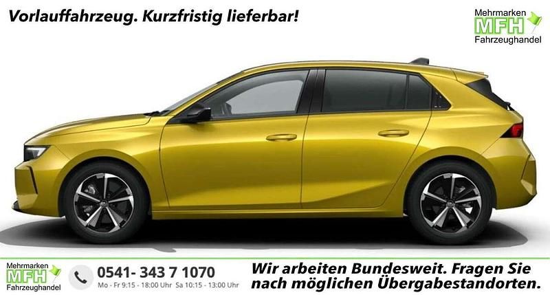 Neu Opel Astra Edition 131 PS (96 kW) 2025 Kult gelb metallic Limousine