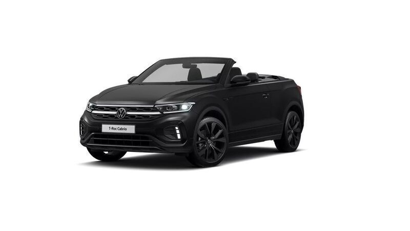 Gebraucht VW T-Roc Cabriolet R-line Edition 150 PS (110 kW) 2024 Schwarz Cabrio