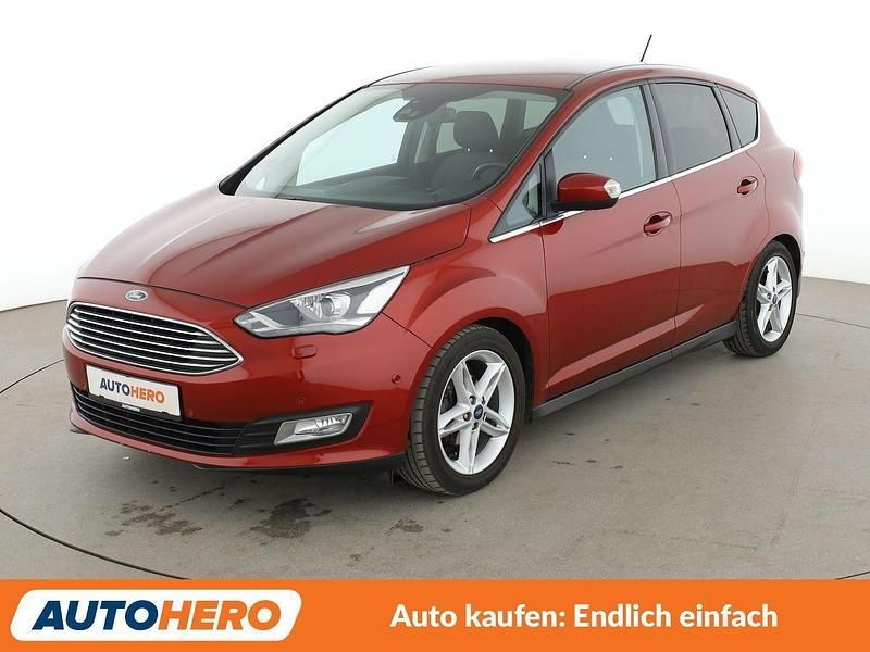 Gebraucht Ford C-MAX Titanium 125 PS (91 kW) 2018 Rot Van / Kleinbus