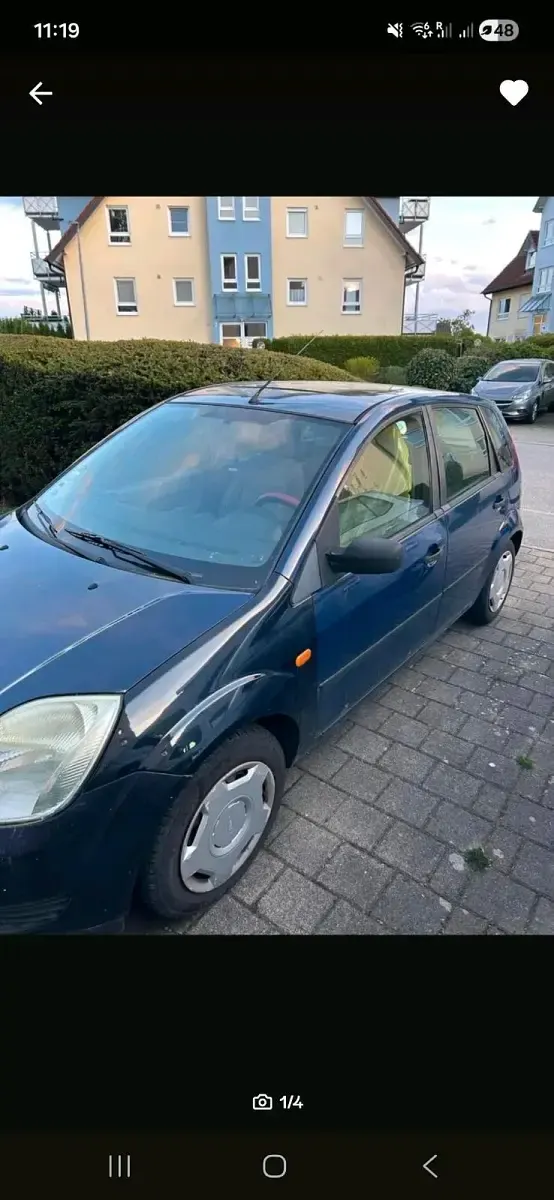 Gebraucht Ford Fiesta 75 PS (55 kW) 2003 Blau Kleinwagen