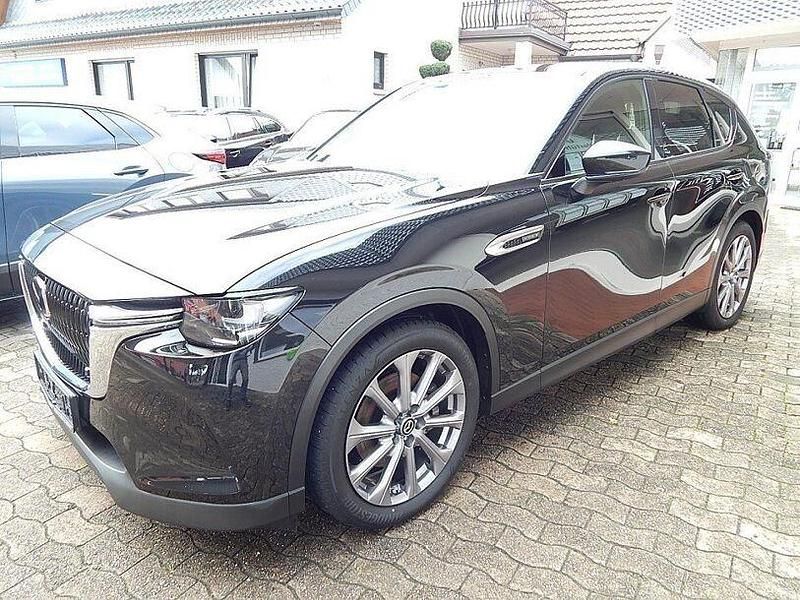 Jet black (metallic) Gebraucht 2022 Mazda CX-60 Exclusive-Line SUV | 34.650 € (Superpreis) - Bild 1/4
