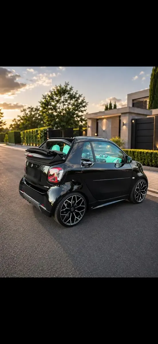 Gebraucht Smart ForTwo Cabrio Brabus 109 PS (80 kW) 2016 Schwarz Cabrio