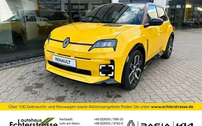 Pop yellow / blackpearlschwarz Gebraucht 2024 Renault R5 Iconic Kleinwagen | 37.440 € - Bild 1/4