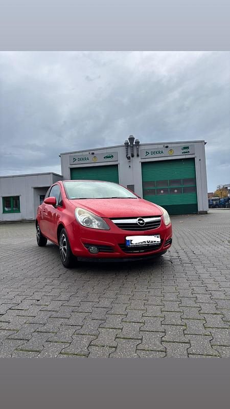 Rot Gebraucht 2009 Opel Corsa Kleinwagen | 1.299 € (Superpreis) - Bild 1/4