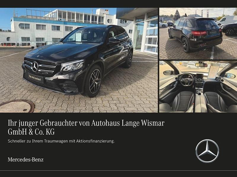Schwarz Gebraucht 2018 Mercedes GLC220 AMG line SUV | 31.900 € (Teuer) - Bild 1/4
