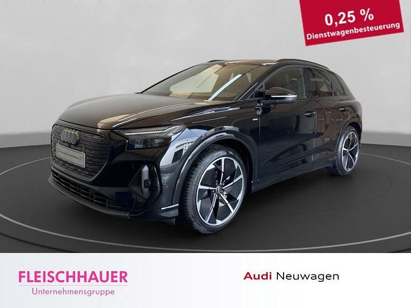Mythosschwarz metallic Neu 2025 Audi Q4 e-tron Sport SUV | 56.880 € (Teuer) - Bild 1/4