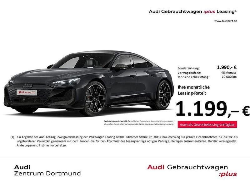 Grau Gebraucht 2024 Audi RS e-tron GT Performance Limousine | 137.995 € (Guter Preis) - Bild 1/4