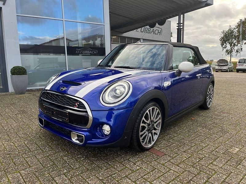 Blau Gebraucht 2018 Mini Cooper S Cabriolet Cabrio | 23.999 € (Fairer Preis) - Bild 1/4
