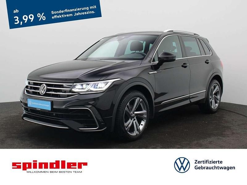 Deep black perleffekt Gebraucht 2021 VW Tiguan R-line SUV | 30.980 € (Guter Preis) - Bild 1/3
