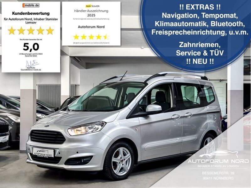 Silber Gebraucht 2016 Ford Tourneo Courier Trend Van / Kleinbus | 8.499 € (Fairer Preis) - Bild 1/4