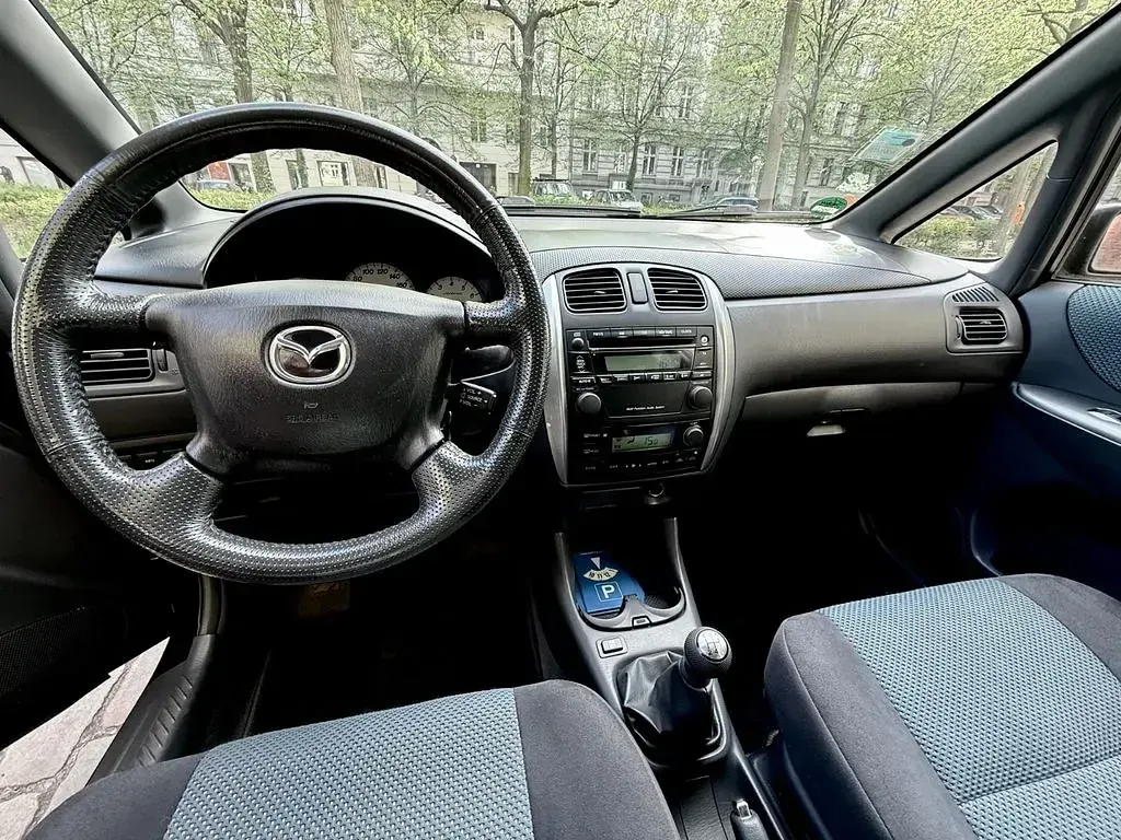 Gebraucht Mazda Premacy Active 101 PS (74 kW) 2003 Grün Van / Kleinbus